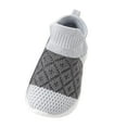 thumbnail image 1 of B91xZ Chaussures Garçons à Enfiler en Toile, Gris 8.5, 1 of 3