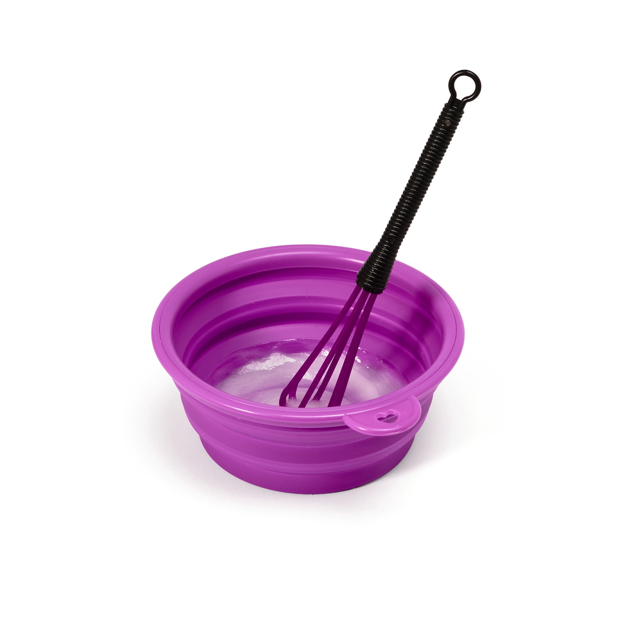 Care & Color Reusable Silicone Collapsible Bowl & Whisk