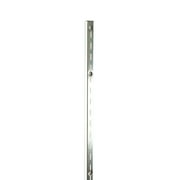 Econoco - SS12/60 - 60" Zinc Heavy Weight Surface Mount Single Slotted Standard For President Line Products - Sold in Pack of 10