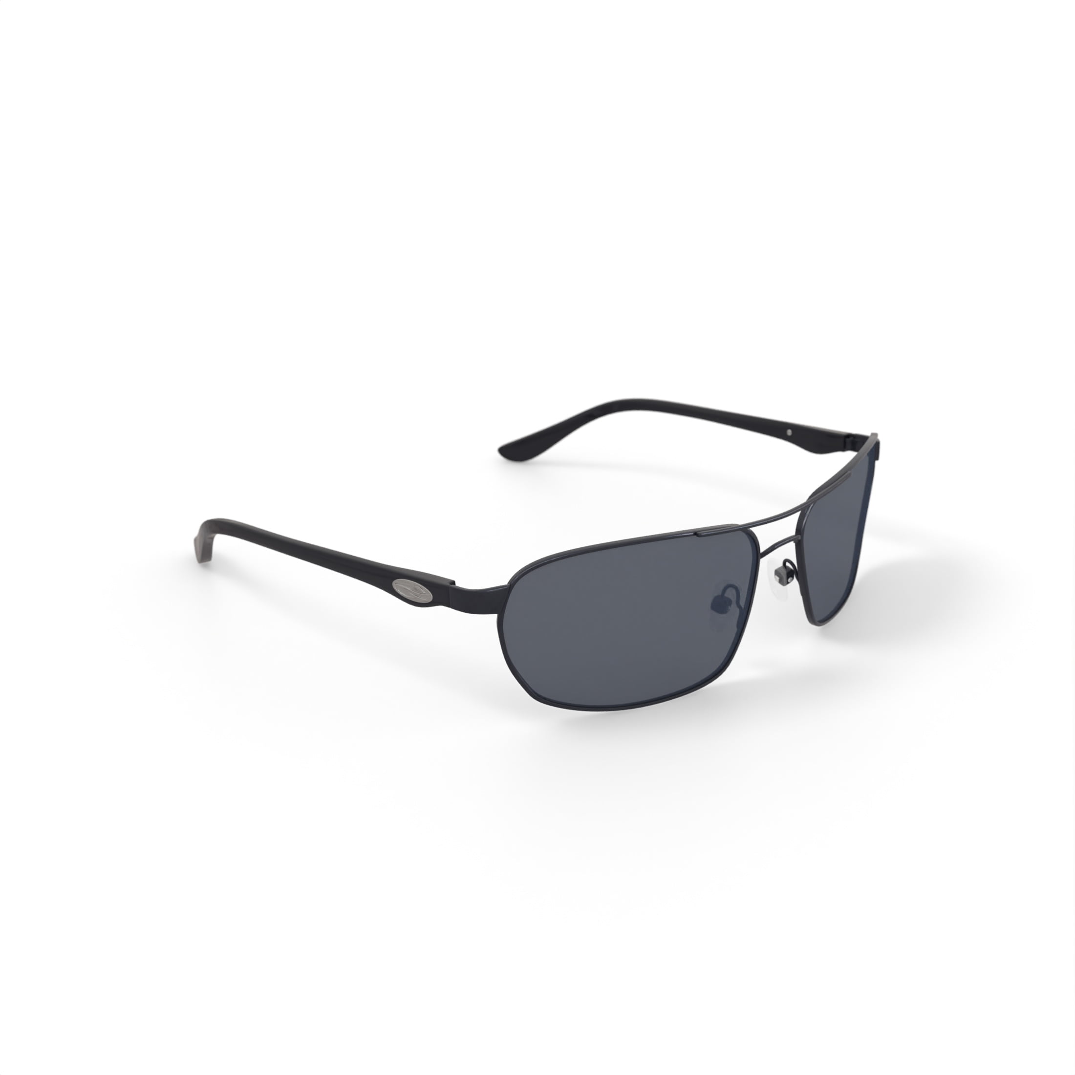 Caribbean Sun Rx'able Unisex Polarized Sport Sunglasses, Pacific, Gunmetal/Black, 65-16-133
