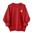thumbnail image 5 of Jsaierl Womens Halloween Sweatshirts Plus Size Ghost Graphic Pullovers Soft Going Out Round Neck Long Sleeve Shirt Tops Halloween Party Supplies, Sizes S-2XL, 5 of 7