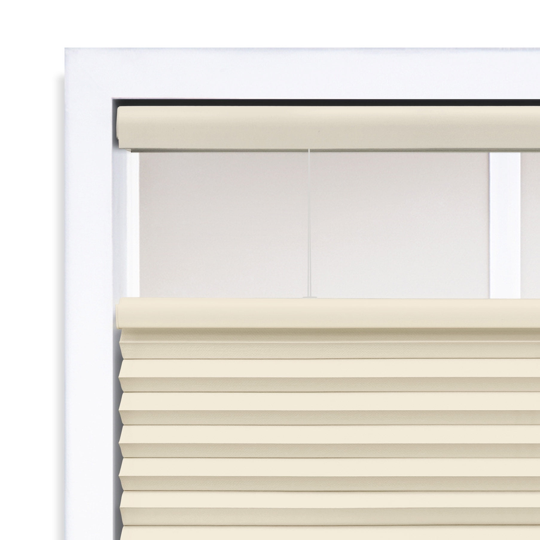 Regal Living Top Down Bottom Up Blackout Cordless Cellular Shade, Alabaster - 69.5" W x 48" L