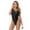 Black-A, variant on Womens Patent Leather Ballet Dancewear Glossy Gymnastics Leotard Fluorescent Green XL