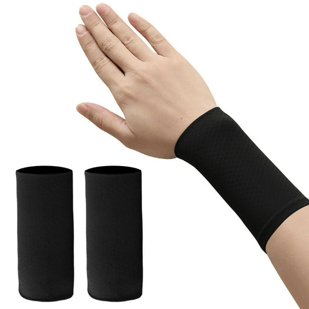 Muñequera Protectora Deportiva para Vendaje Compresión Absorbente Del Sudor Transpirable Correr en El Verano