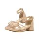 thumbnail image 1 of Zapatilla para niña Wildcat con Pedrería Graduación Formal beige 21.5, 1 of 6