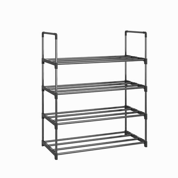 Fiuion Multitier Stainless Steel Shoe Rack, 12 Pairs Shoe Storage