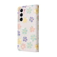 thumbnail image 2 of RFID Blocking Case For Samsung A35 5G Wallet Case for Women with Credit Card Holder, Cute Pattern Flower Designed Hand Strap Flip PU Leather Stand for Samsung Galaxy A35 5G, Flowers Blossoming, 2 of 8