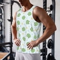thumbnail image 5 of Yiaed Kawaii Frogs Print Mens Compression Shirt Slimming Body Shaper Vest Workout Tank Tops Abs Abdomen Undershirts-4X-Large, 5 of 7