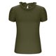 thumbnail image 4 of Chaqueta para mujer,Blusa informal de manga corta para mujer, cuello redondo, botones, poliéster, color liso, ideal para uso diario y en casa, sopatenor, 4 of 8
