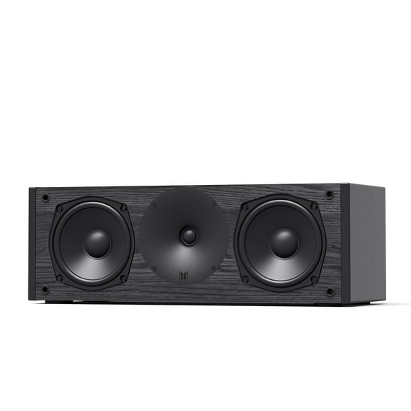 Monoprice Monolith Encore C5 Center Channel Speaker (Each) High Performance Audio, Powerful Woofers, Tweeter Waveguide, Ultra Sturdy Cabinets, For Home Theater