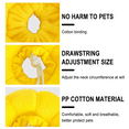 thumbnail image 4 of Pklyzj Soft Dog Cone for Dogs and Cats, Cute & Fluffy Flower Shape for Claming Dog, Adjustable Dog Collar Alternative After Surgery, Protective Collar for Dogs Recovery & Stop Licking, 4 of 6