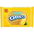 thumbnail image 2 of Oreo Lemon Creme Sandwich Cookies Family Size 18.71 oz 3 Pack Sweet Citrus Chocolate Cookies Bowel by Mahad, 2 of 5