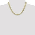 thumbnail image 5 of Avariah Diamonds Solid 14K Yellow Gold 7mm Open Concave Curb with Lobster Lock Chain - 26", 5 of 8