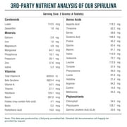 Triquetra Health Organic Spirulina Tablets