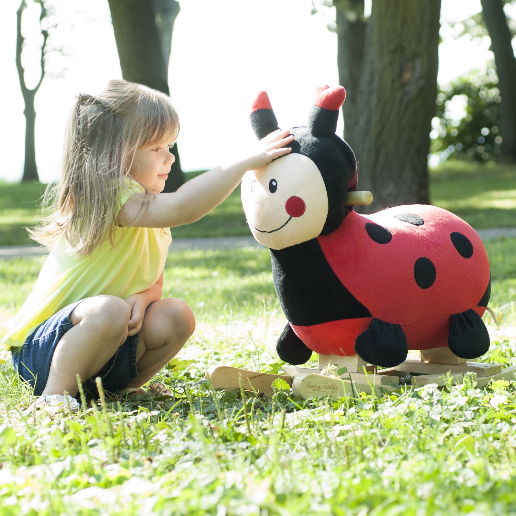 ladybug rocking horse