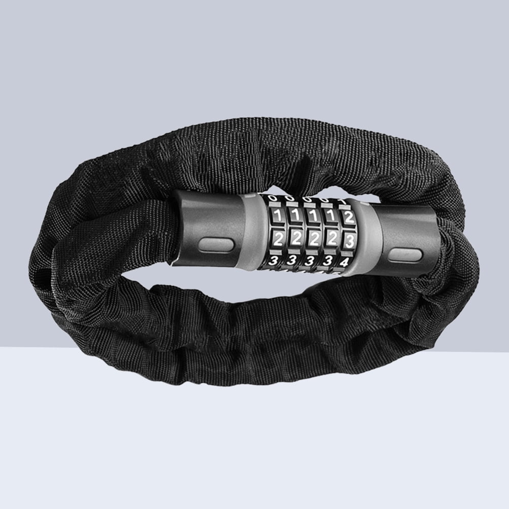 KALLORY High Security Combination Chain Bike Lock for Skateboards and Outdoor Use Anti-Theft Lock