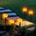 thumbnail image 5 of Aihimol Halloween Pumpkin Stakes Lights Outdoor squash Lawns Ground Lamp Pathway Marker Lights athway String Lights Waterproof for Halloween Lawn Walkway Driveway Markers Lighting, 5 of 8