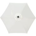 thumbnail image 4 of 7.5 ft Solar Umbrella, 18 LED Lighted Patio Umbrella, Table Market Umbrella, 4 of 15