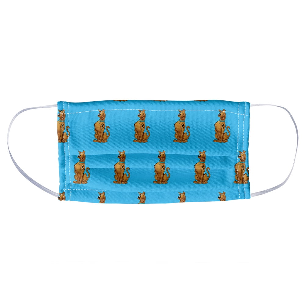 Scooby-Doo Character Pattern 1-Ply Reusable Face Mask Covering, Unisex