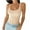 Khaki, variant on Wyobmus Tank Tops for Women Sleeveless Fitted Tank Shirts Spaghetti Straps form Fitting Scoop Neck Ribbed Knit Basic Cami Shirts Xs-2X Light Blue