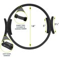 thumbnail image 3 of ProsourceFit 14-in Pilates Resistance Ring with Dual Grip Handles, 3 of 6