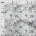 thumbnail image 1 of oneOone Cotton Cambric Gray Fabric Leopard Skin & Texture Watercolor Craft Projects Decor Fabric Printed By The Yard 56 Inch Wide, 1 of 4