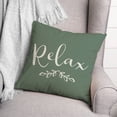 thumbnail image 3 of Creative Products Relax on Green 18x18 Indoor / Outdoor Pillow, 3 of 3