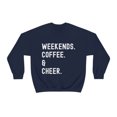 thumbnail image 2 of Cheer Mom Sweatshirt, Cheer Mom Hoodie, Weekends, Coffee, Cheerleading Mom, 2 of 5