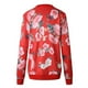 thumbnail image 4 of Chaquetas para mujer Damas Casual O Cuello Retro Floral Cremallera Chaqueta Casual Abrigo Prendas de abrigo Odeerbi  ODB-3, 4 of 6