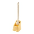 thumbnail image 2 of Escobilla de baño con soporte Sunnimix cepillo de limpieza ergonómico amarillo, 2 of 8