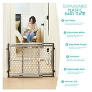 Regalo Gray Expandable Baby Safety Gate 28-42 Inches, Ages 6-24 Months