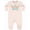 Natural Heather, variant on Life is Better at the Cabin, Deer Antlers, Camping Baby Fleece Romper