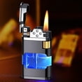 thumbnail image 2 of TIELUTT Torche Métal Roue à Moudre Allumage Flamme avec Cadran de Flamme Réglable Cheminée Grill Camping BBQ(10ml) Grand Sac à Dos Randonnée Camping Femmes Équipement de Randonnée Cadre Kits de Sac à Dos pour Adolescents, 2 of 4