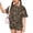 #A04-Coffee, variant on Girls Short Sets Size 7-8 Girls 2 Piece Outfits Camo Short Sleeve Tee Top and Elastic Waist Shorts Cute Y2K Summer Sets for Girls