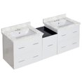 thumbnail image 1 of Imaginations Américaines 61,5 pouces W Vanity Set Blanc, 1 of 1