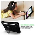 thumbnail image 5 of KIQ iPad 8th 7th Generation Case 10.2 inch 2019/2020, Shockproof Rugged Military Grade Case for Apple iPad 10.2 7th/8th Gen [Black], 5 of 11