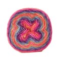thumbnail image 3 of Zhaomeidaxi Gradient DIY Crochet Thread Colourful Crochet Yarn Coloured Cotton Yarn Bright-colored Crochet Thread Group for Patchwork, 3 of 7