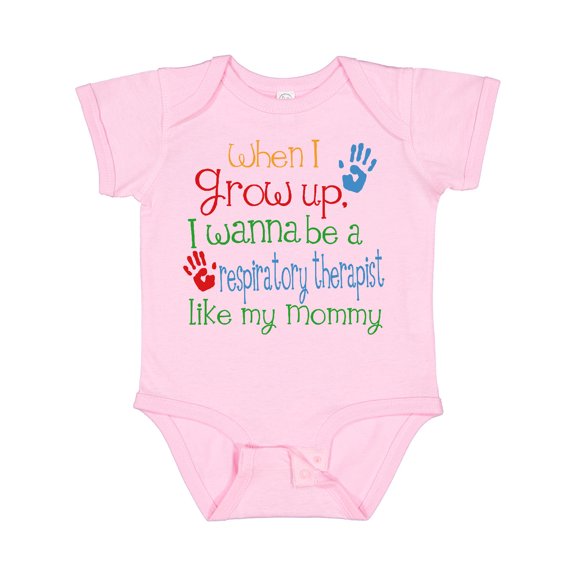 Inktastic Respiratory Therapist Like Mommy Boys or Girls Baby Bodysuit