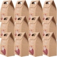 thumbnail image 1 of a refined and professional product description based on your input:\n\n \n\n**24pcs Christmas Kraft Paper Candy Bags – Snowflake Patterned Gift Pouches, 1 of 5
