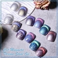 thumbnail image 3 of LILYCUTE 7ML Cat Magnetic Gel Nail Polish Pearl Shell Thread Pattern 9D Glitter Semi Permanent Soak Off Nail Art Varnish, 3 of 7