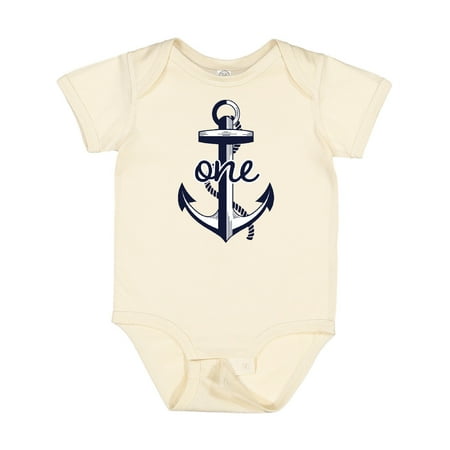 

Inktastic 1st Birthday Anchor Gift Baby Boy or Baby Girl Bodysuit