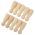 thumbnail image 4 of 10 piezas de madera para muñecas de 75 mm (3 pulgadas), seguras y sin rebabas, para desarrollar habilidades prácticas, accesorios de bricolaje para decoración (niñas)., 4 of 14