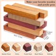 thumbnail image 2 of Kits Bolígrafos para Torneado Madera, Paquete 10, Dorados y Plateados, 20 Piezas Madera para Torneado, Herramientas para Hacer Bolígrafos, Bolígrafo para Bricolaje, Cobre., 2 of 5