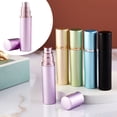 thumbnail image 3 of de de 2 pieza muestra de contenedor de 9 ml morado, negro Colco botella de perfume recargable, 3 of 7