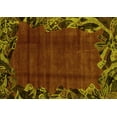 thumbnail image 1 of Ahgly Company Indoor Rectangle Abstract Yellow Modern Area Rugs, 7' x 9', 1 of 4