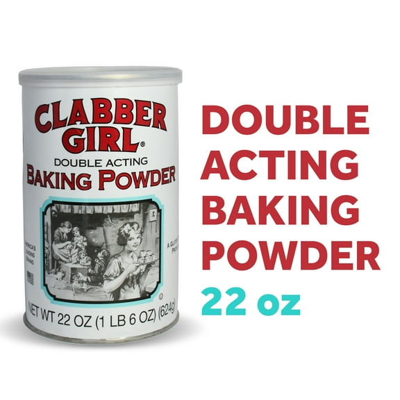 Clabber Girl Baking Powder, Double Acting, Gluten Free, 22 OZ