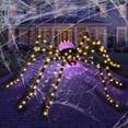 thumbnail image 7 of 5.5FT Giant Spider Halloween Decorations with 100 LED, Pre-Lit Light Up Scary Spider Halloween Decorations, Large Spider Decorations for Outdoor, Yard, Lawn, Exterior Walls, 7 of 7