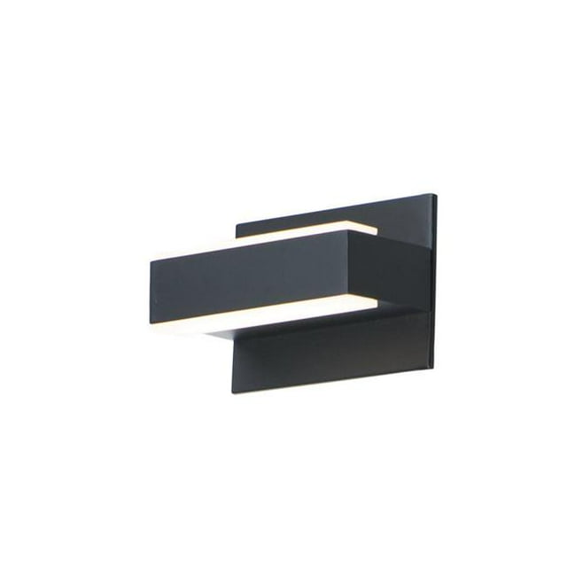 ET2 Éclairage E23210-90BK Vanité de Bain Omni LED de 7 Po - Noir