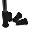 thumbnail image 1 of ZHAOCHENG Pie de silla de punto Funda de lana de silicona Revestimiento de suelo Engrosamiento Resistente al desgaste Antideslizante Taburete silencioso Silla Taburete de fieltro, Negro, 1 of 4