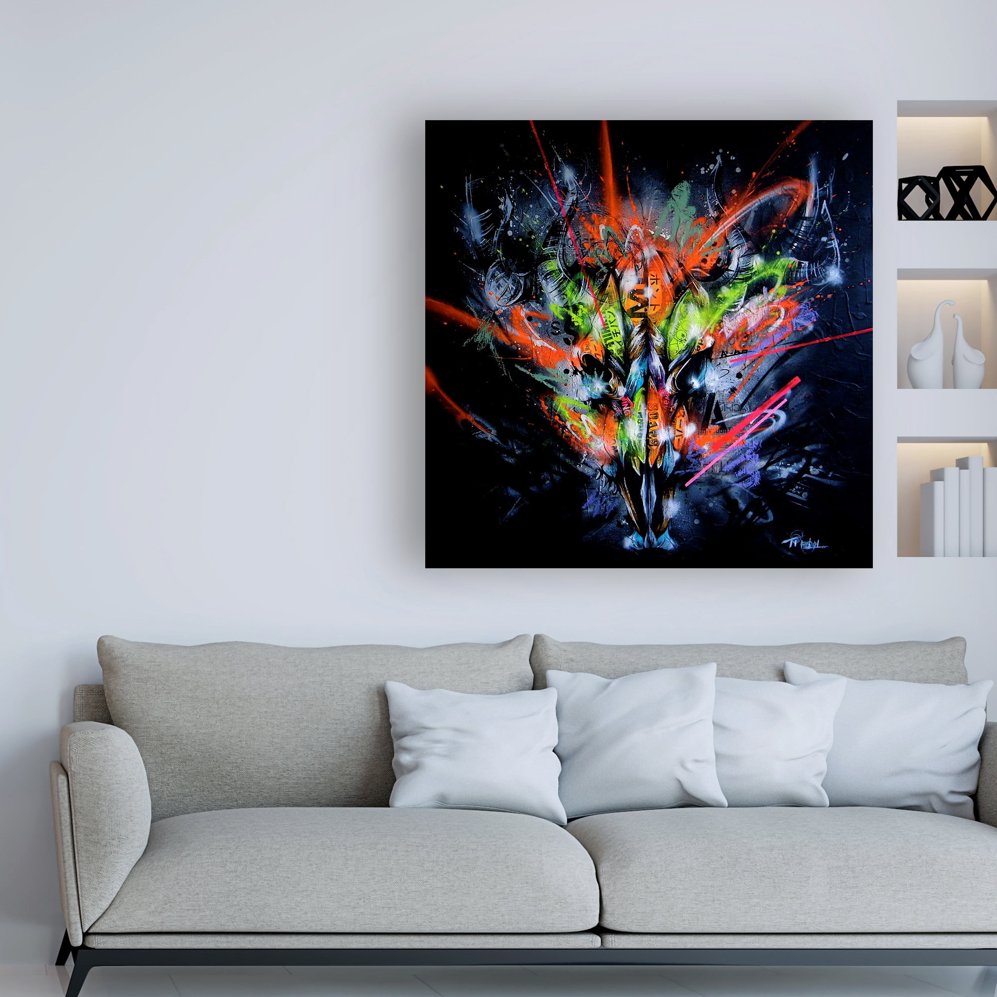 Trademark Fine Art 'Land' Canvas Art by Taka Sudo